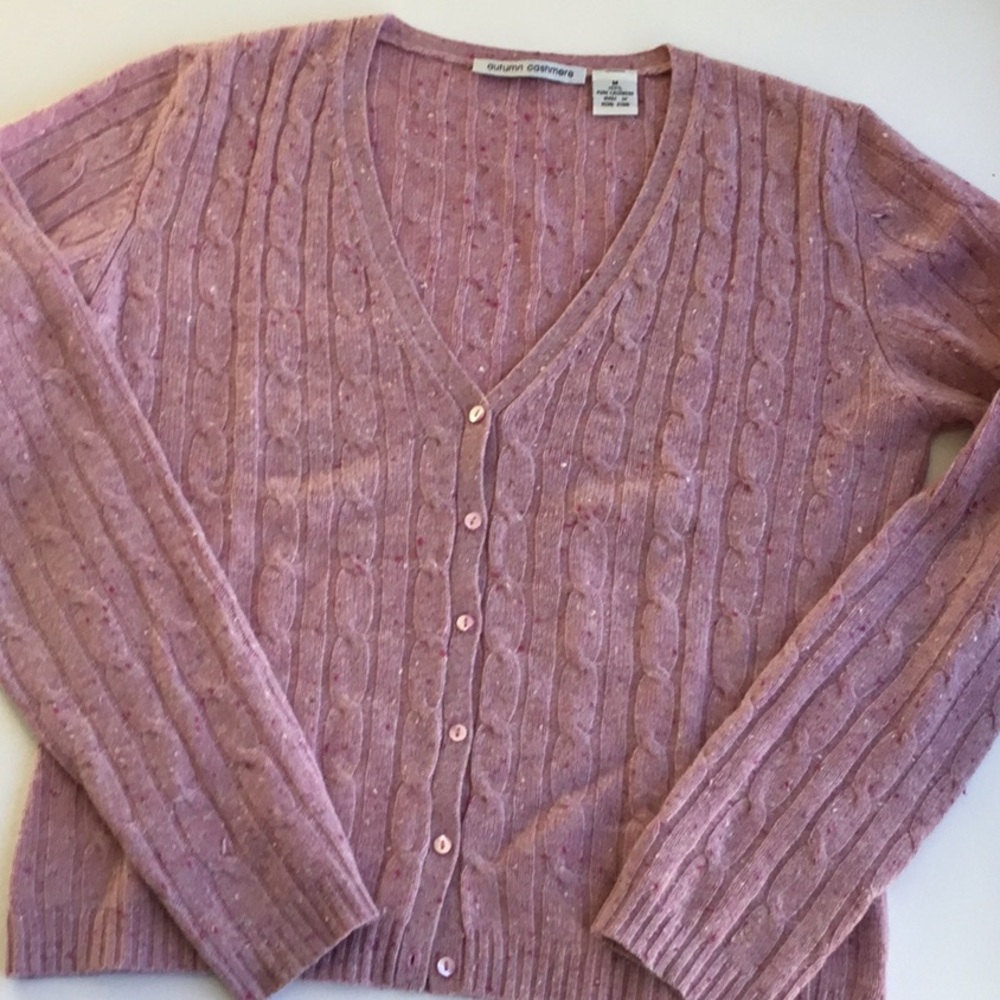 AUTUMN CASHMERE V-neck cashmere cardigan